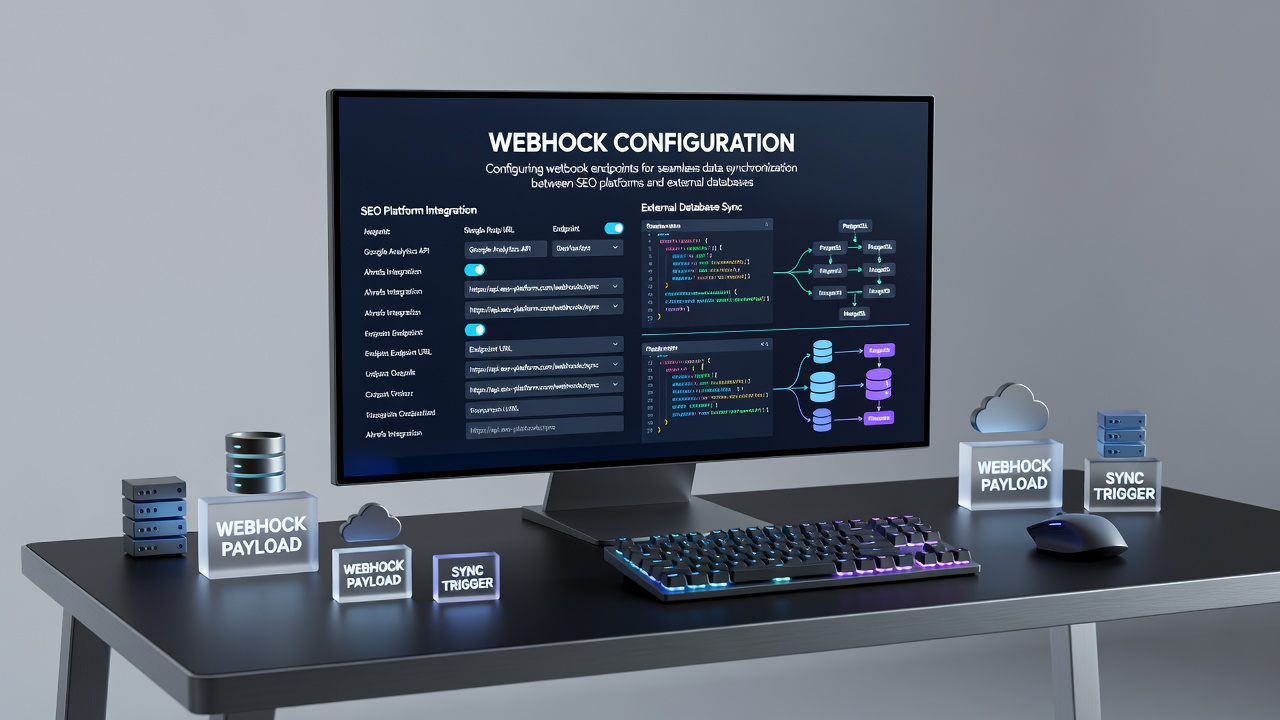 Configuring Webhook Endpoints for Seamless Data Synchronization Between SEO Platforms and External Databases