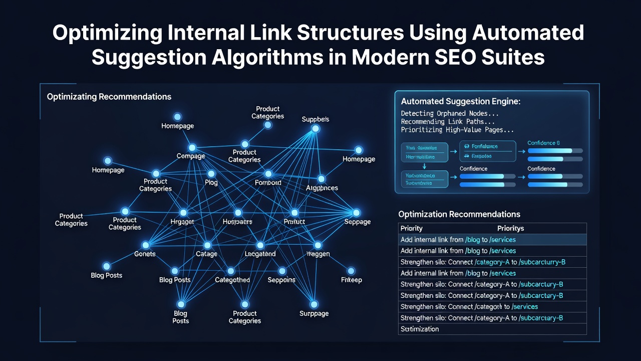 Optimizing Internal Link Structures Using Automated Suggestion Algorithms in Modern SEO Suites